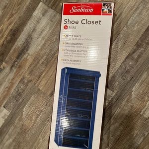 Sunbeam shoe closet - fits 24 pair of shoes